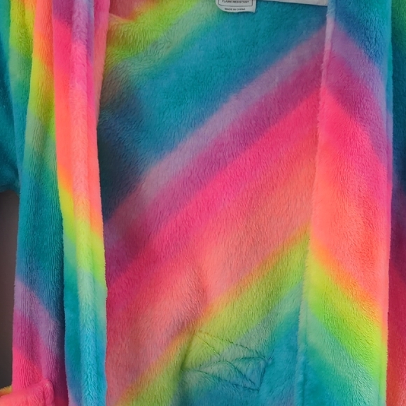 Wonder Nation Multicolor Plush Robe - Picture 4 of 5